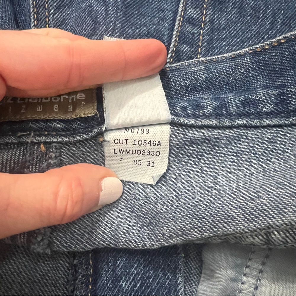 Vintage Liz Claiborne Lizwear Bedazzled Mom Jeans Size 14 - Picture 5 of 6